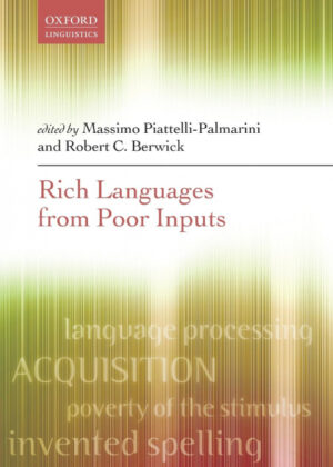Libro RICH LANGUAGES FROM POOR INPUTS P <span> PIATTELLI-PALMARINI </span> - KusiBooks