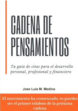 Libro Cadena de Pensamientos  Jose Luis M. Medina  - KusiBooks