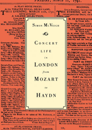 Libro Concert Life in London from Mozart to Haydn <span> Simon McVeigh </span> - KusiBooks