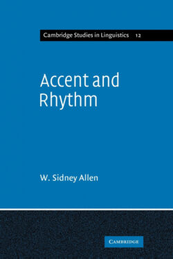 Libro Accent and Rhythm  W. Sidney Allen/Allen W. Sidney  - KusiBooks