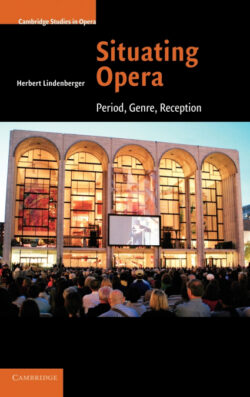 Libro Situating Opera  Herbert Lindenberger  - KusiBooks