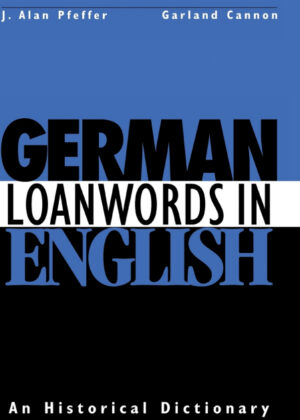 Libro German Loanwords in English <span>  </span> - KusiBooks