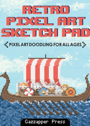 Libro Retro Pixel Art Sketch Pad <span> Gazzapper Press </span> - KusiBooks