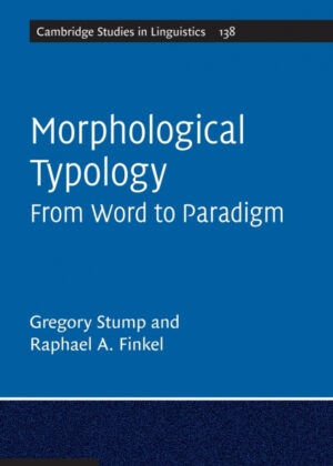 Libro Morphological Typology <span> Raphael Finkel/Greg Stump/Gregory T. Stump </span> - KusiBooks