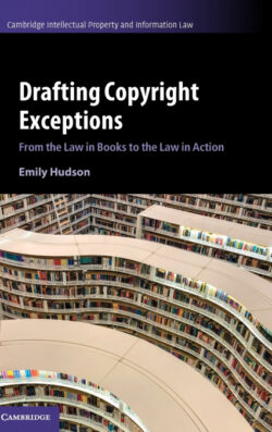Libro Drafting Copyright Exceptions  Emily Hudson  - KusiBooks