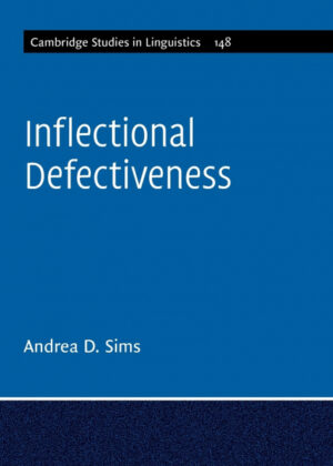 Libro Inflectional Defectiveness <span> Andrea Sims </span> - KusiBooks