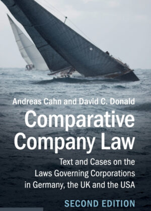 Libro Comparative Company Law <span> Andreas Cahn/David C. Donald </span> - KusiBooks