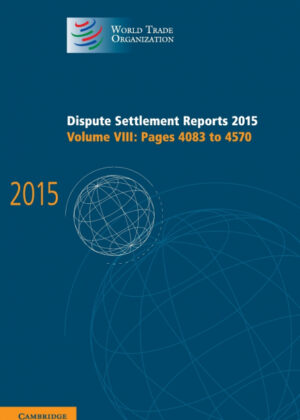 Libro Dispute Settlement Reports 2015 <span> World Trade Organization </span> - KusiBooks