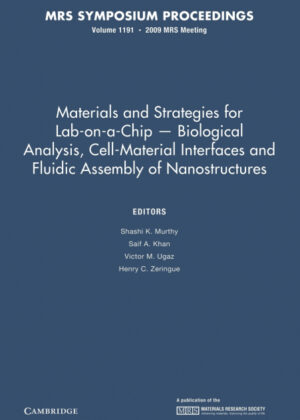 Libro Materials and Strategies for Lab-On-A-Chip Biological Analysis, Cell-Material Interfaces and Fluidic Assembly of Nanostructures <span>  </span> - KusiBooks