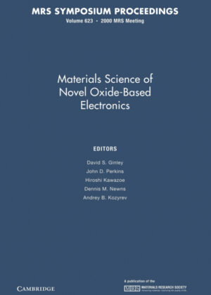 Libro Materials Science of Novel Oxide-Based Electronics <span>  </span> - KusiBooks