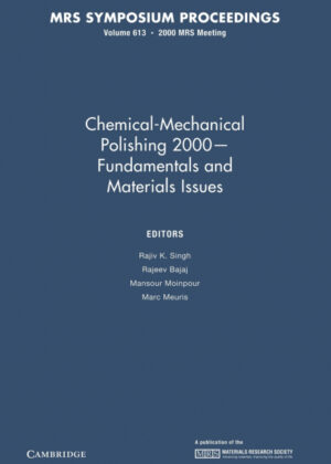 Libro Chemical-Mechanical Polishing 2000 Fundamentals and Materials Issues <span>  </span> - KusiBooks