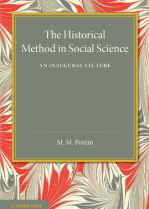 Libro The Historical Method in Social Science <span> M. M. Postan </span> - KusiBooks
