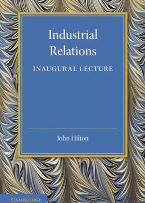 Libro Industrial Relations <span> John Hilton </span> - KusiBooks