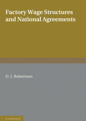 Libro Factory Wage Structures and National Agreements <span> D. J. Robertson </span> - KusiBooks