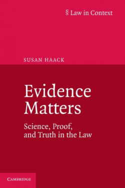 Libro Evidence Matters  Susan Haack  - KusiBooks