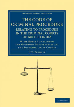 Libro The Code of Criminal Procedure Relating to Procedure in the Criminal Courts of British India  H. T. Prinsep  - KusiBooks