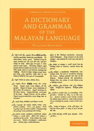 Libro A Dictionary and Grammar of the Malayan Language <span> William Marsden </span> - KusiBooks