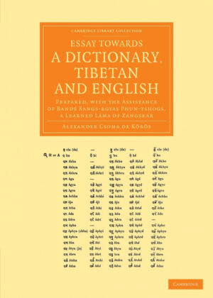Libro Essay Towards a Dictionary, Tibetan and English <span> Sandor Csoma De Koros/Alexander Csoma De K. R. S. </span> - KusiBooks