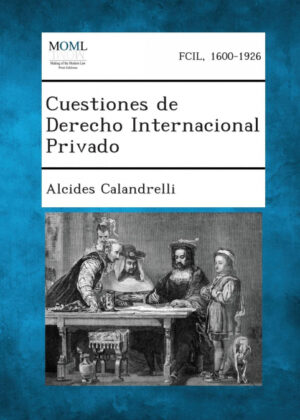 Libro Cuestiones de Derecho Internacional Privado <span> Alcides Calandrelli </span> - KusiBooks