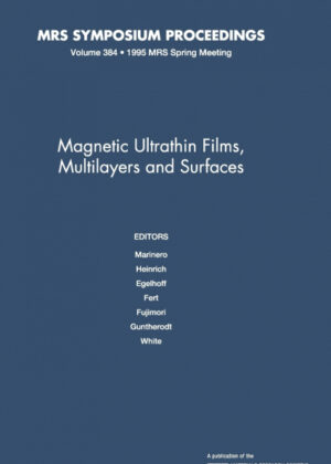 Magnetic Ultrathin Films, Multilayers and Surfaces <span>  </span>
