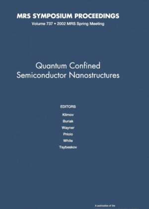 Libro Quantum Confined Semiconductor Nanostructures v737 <span>  </span> - KusiBooks