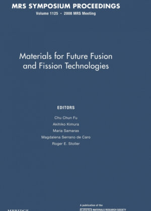Libro Materials for Future Fusion and Fission Technologies <span>  </span> - KusiBooks