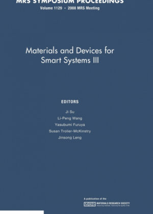 Libro Materials and Devices for Smart Systems III <span>  </span> - KusiBooks