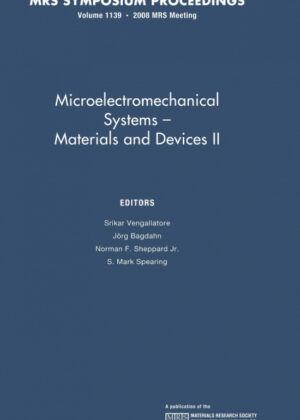 Libro Microelectromechanical Systms v1139 <span>  </span> - KusiBooks