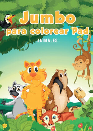 Libro Jumbo para colorear Pad <span> Coloring Pages for Kids </span> - KusiBooks