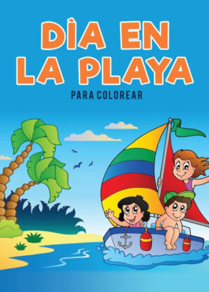 Libro DÁŒa en la playa para colorear <span> Coloring Pages for Kids </span> - KusiBooks