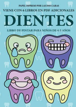 Libro de pintar para niños de 4-5 años (Dientes) <span> Isabella Martinez </span>
