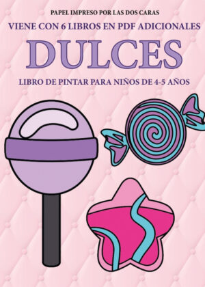 Libro de pintar para niños de 4-5 años (Dulces) <span> Isabella Martinez </span>