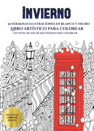 Libro artístico para colorear (Invierno) <span> Garcia Santiago </span>
