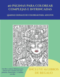 Libro Láminas geniales de colorear para adultos Garcia Santiago  - KusiBooks