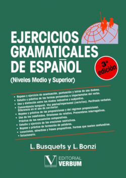Libro Ejercicios gramaticales de español  Loreto Busquets/Lidia Bonzi  - KusiBooks