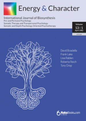 Revista Energy and Character Volumen 13-1 <span> David Boadella </span>