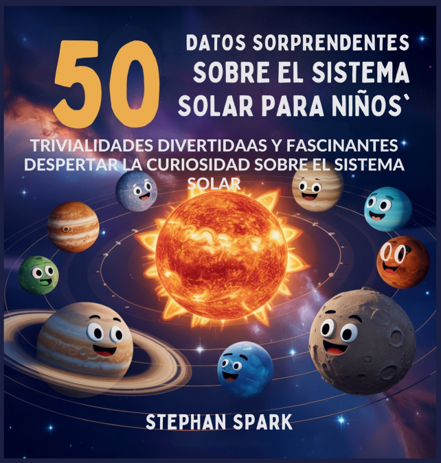 50 Datos Sorprendentes Sobre El Sistema Solar Para Niños 1 Libro 50 Datos Sorprendentes Sobre El Sistema Solar Para Niños - KusiBooks