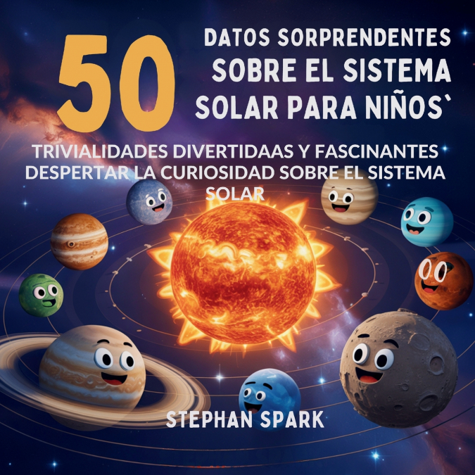 50 Datos Sorprendentes Sobre El Sistema Solar Para Niños 1 Libro 50 Datos Sorprendentes Sobre El Sistema Solar Para Niños - KusiBooks